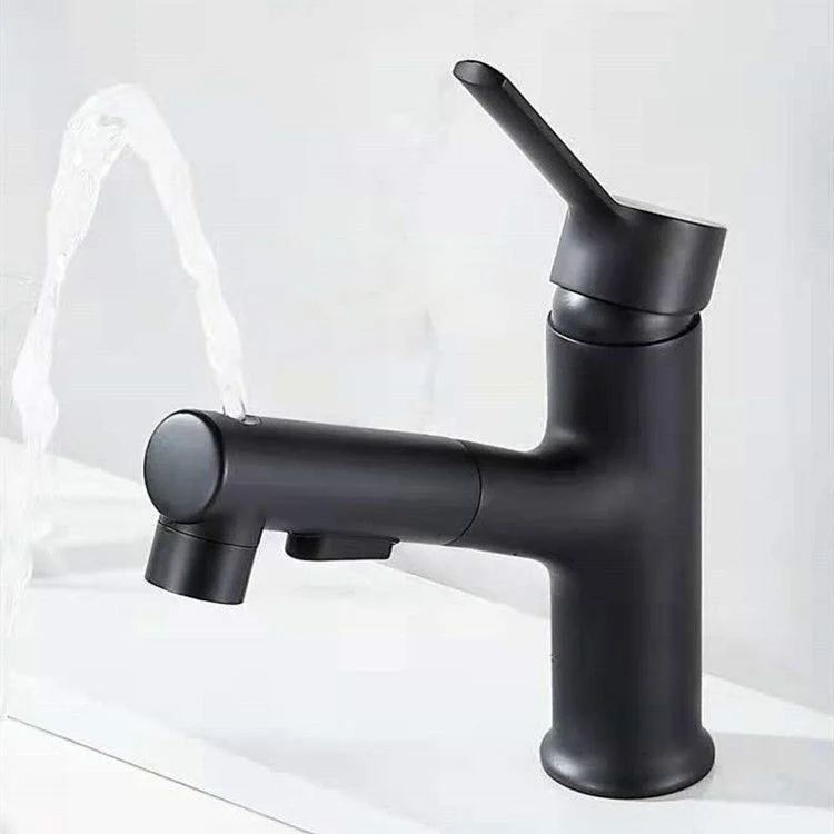 Contemporary Sink Tap Pure Color Low Arc Vessel Sink Tap for Bathroom -Bathlova