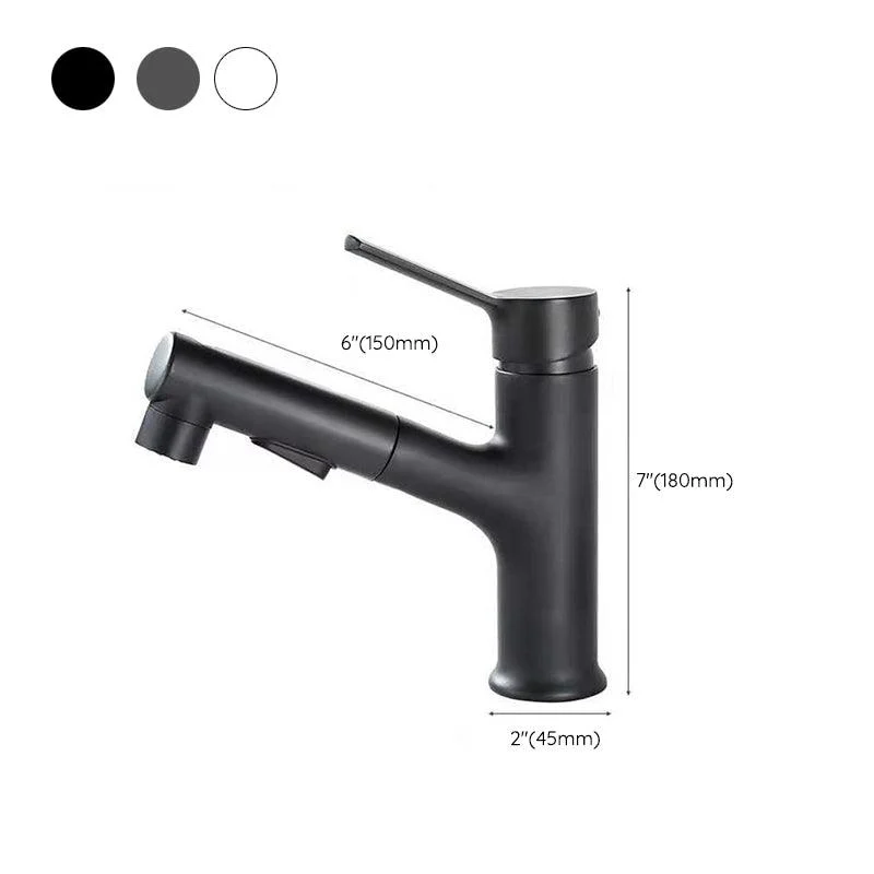 Contemporary Sink Tap Pure Color Low Arc Vessel Sink Tap for Bathroom -Bathlova