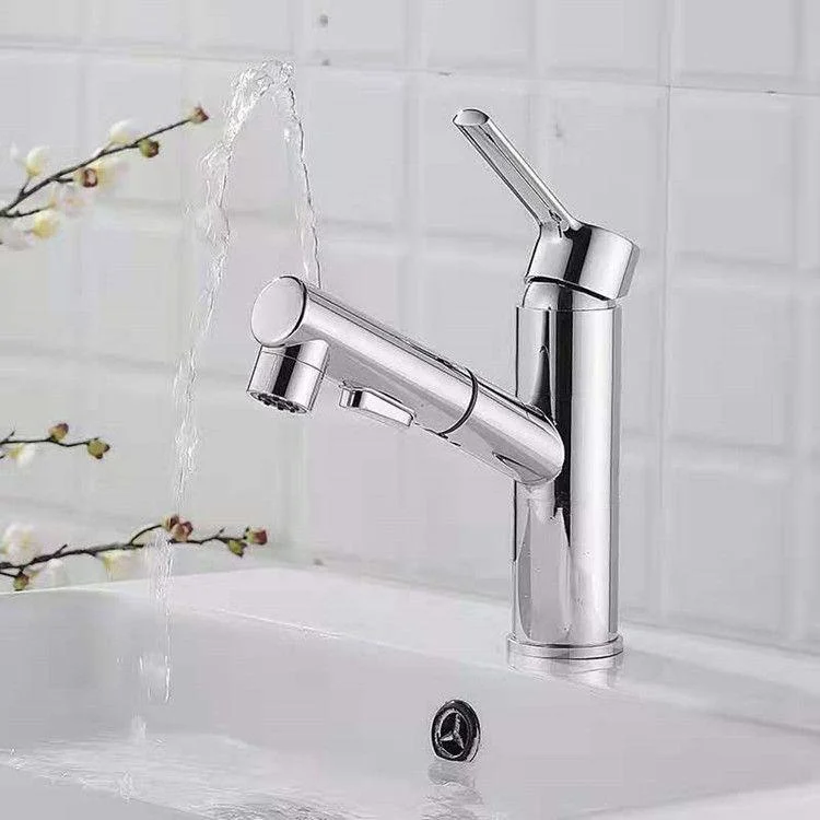 Contemporary Sink Tap Pure Color Low Arc Vessel Sink Tap for Bathroom -Bathlova