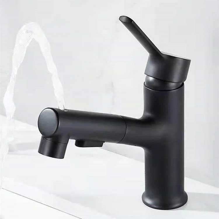 Contemporary Sink Tap Pure Color Low Arc Vessel Sink Tap for Bathroom -Bathlova