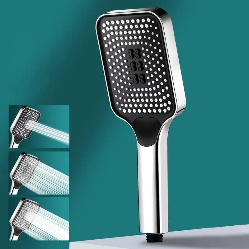 Contemporary Square Handheld Shower Head 3 Setting Spray Head -Bathlova