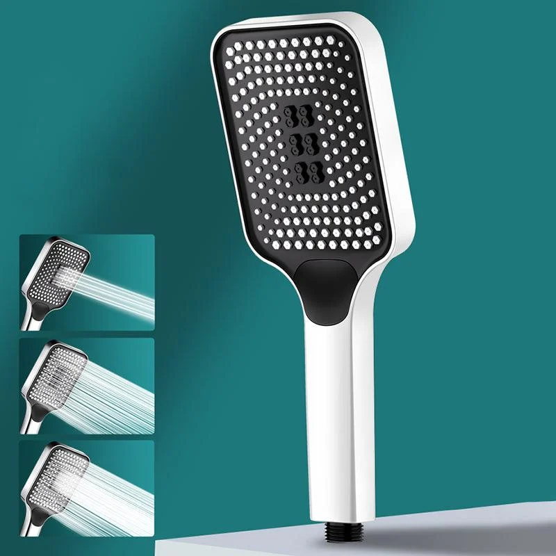 Contemporary Square Handheld Shower Head 3 Setting Spray Head -Bathlova