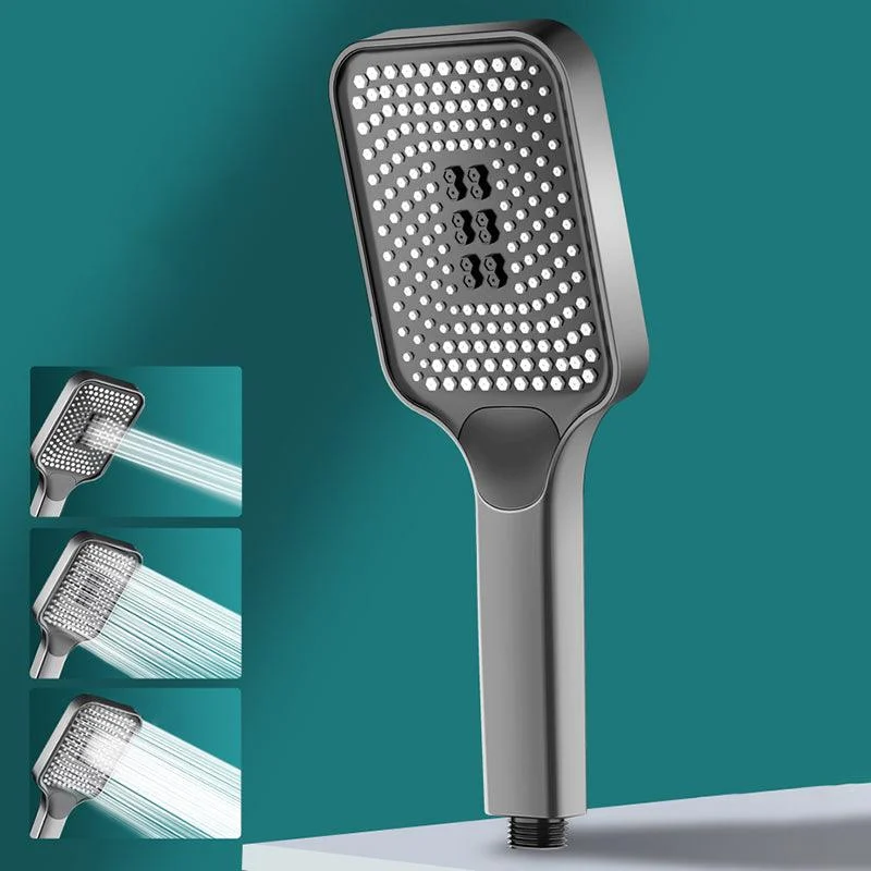 Contemporary Square Handheld Shower Head 3 Setting Spray Head -Bathlova