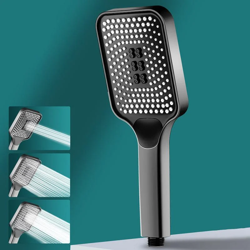 Contemporary Square Handheld Shower Head 3 Setting Spray Head -Bathlova