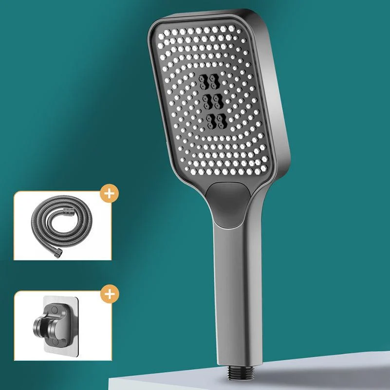 Contemporary Square Handheld Shower Head 3 Setting Spray Head -Bathlova