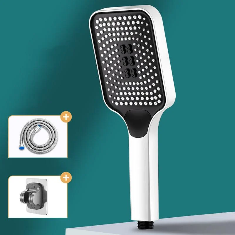 Contemporary Square Handheld Shower Head 3 Setting Spray Head -Bathlova