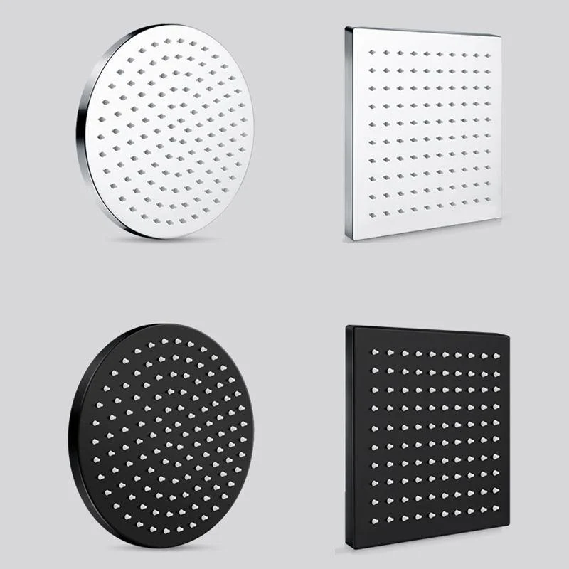 Contemporary Square Shower Head Combo with Handheld Shower Head -Bathlova