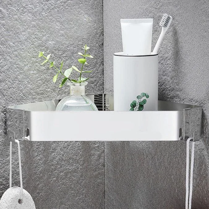 Contemporary Stainless Steel Bath Shelf 2-Piece Bathroom Accessory Set -Bathlova