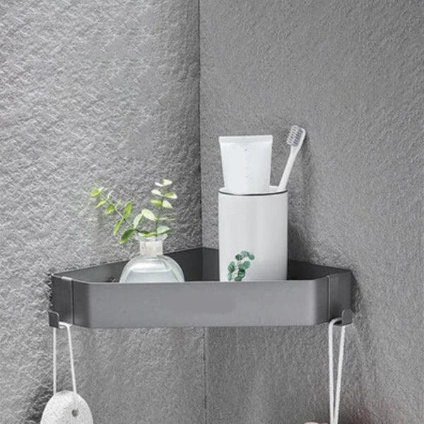 Contemporary Stainless Steel Bath Shelf 2-Piece Bathroom Accessory Set -Bathlova