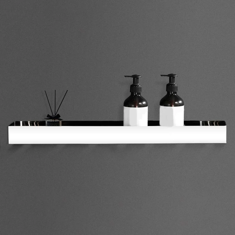 Contemporary Stainless Steel Bath Shelf 2-Piece Bathroom Accessory Set -Bathlova