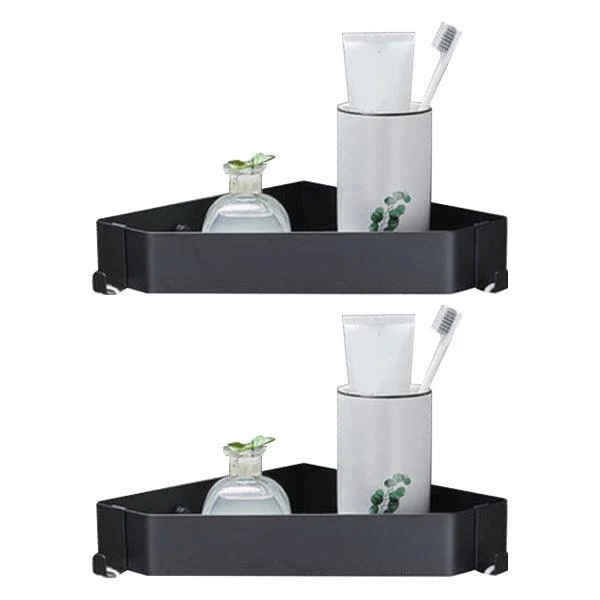 Contemporary Stainless Steel Bath Shelf 2-Piece Bathroom Accessory Set -Bathlova