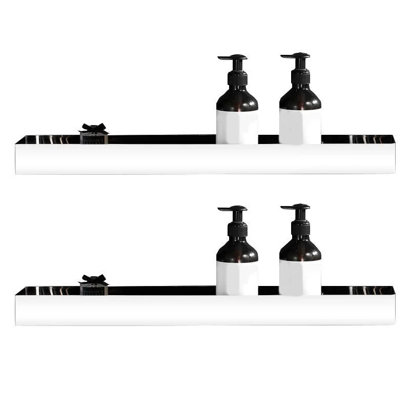 Contemporary Stainless Steel Bath Shelf 2-Piece Bathroom Accessory Set -Bathlova