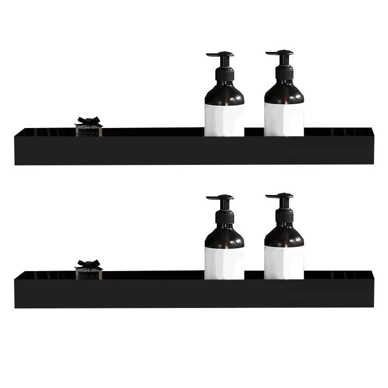 Contemporary Stainless Steel Bath Shelf 2-Piece Bathroom Accessory Set -Bathlova