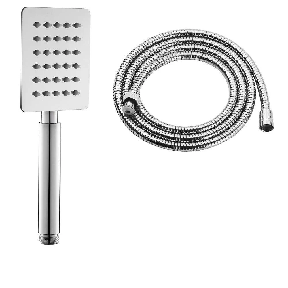 Contemporary Stainless Steel Hand Shower Self-Cleaning Showerhead -Bathlova