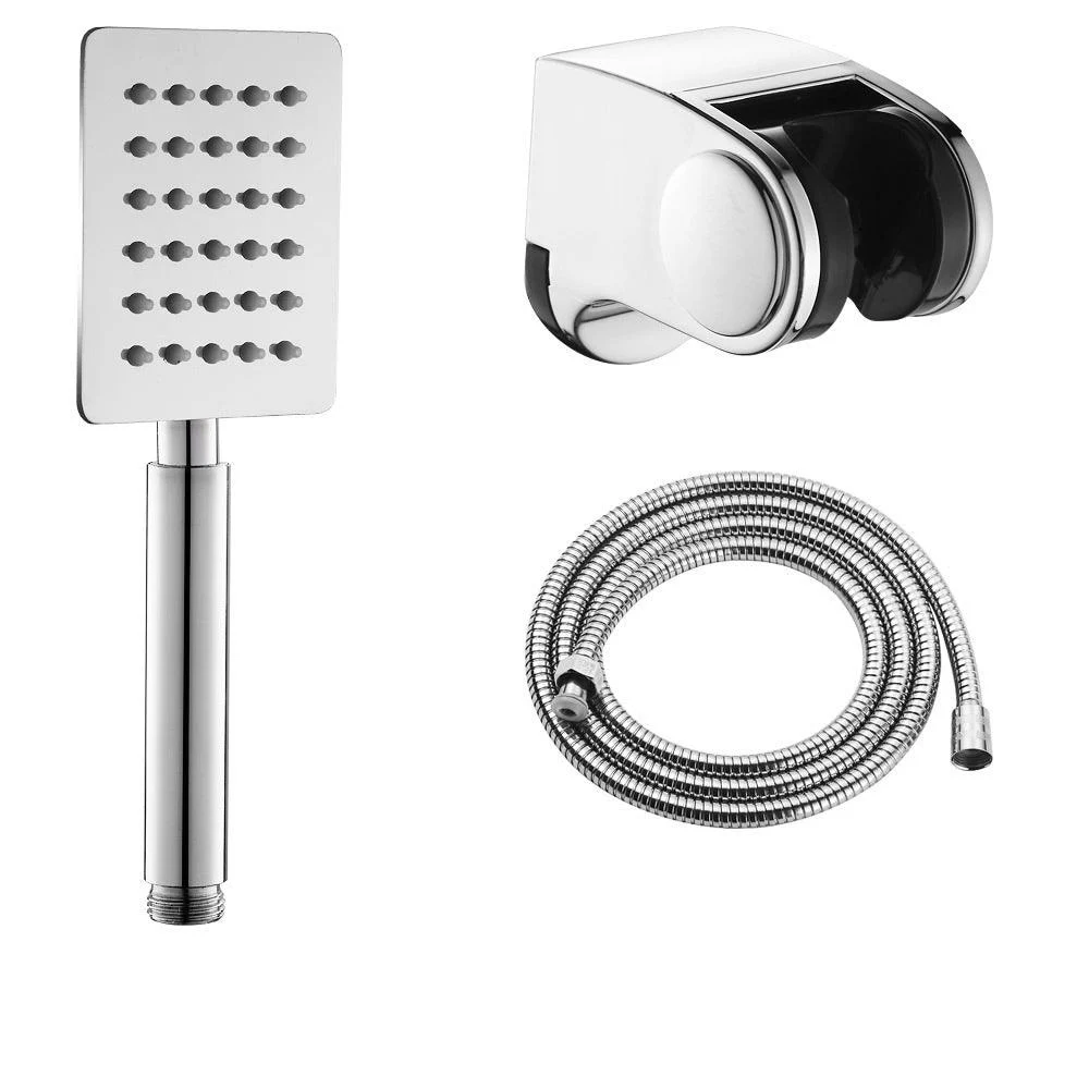 Contemporary Stainless Steel Hand Shower Self-Cleaning Showerhead -Bathlova