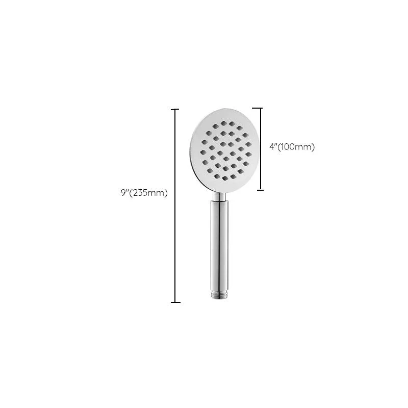 Contemporary Stainless Steel Hand Shower Self-Cleaning Showerhead -Bathlova