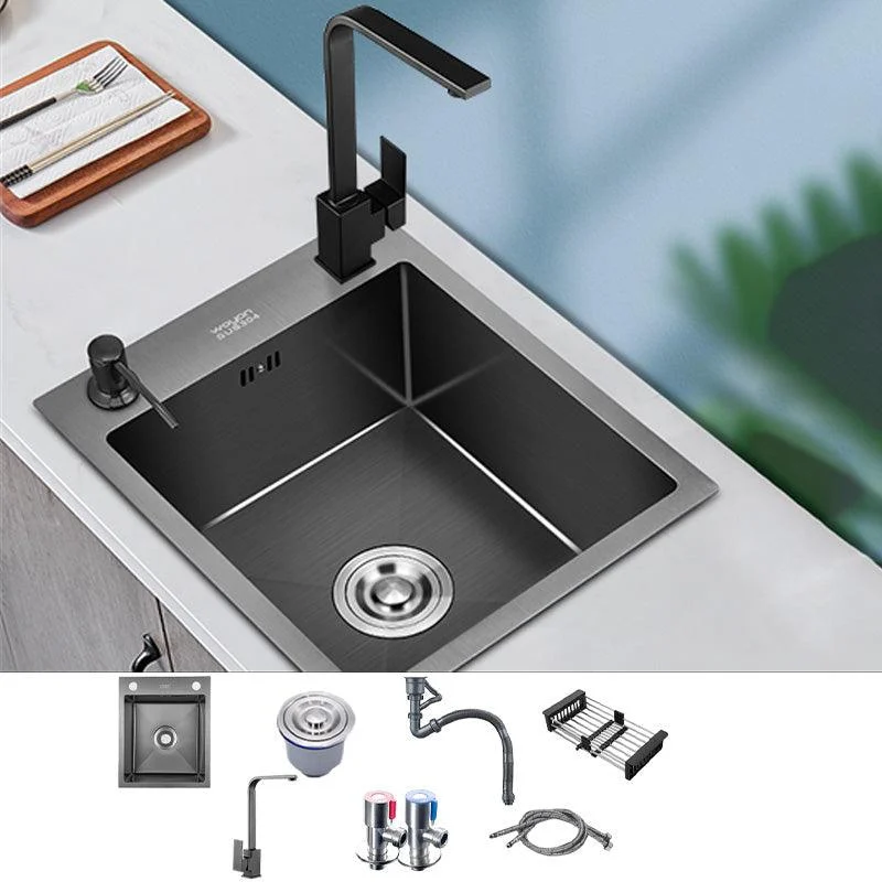 Contemporary Stainless Steel Sink 2 Holes Drop-In Kitchen Sink -Bathlova