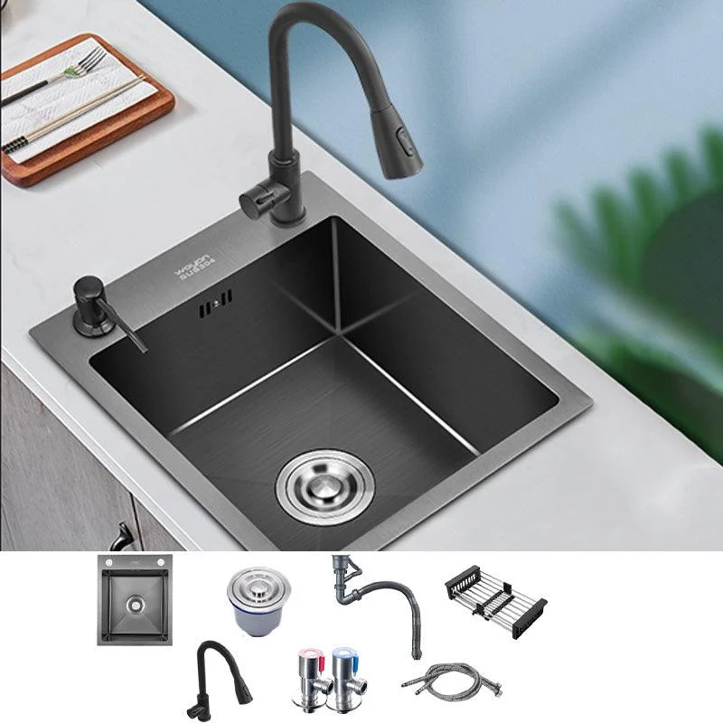 Contemporary Stainless Steel Sink 2 Holes Drop-In Kitchen Sink -Bathlova