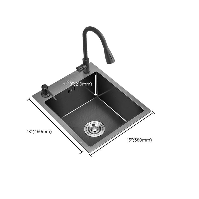 Contemporary Stainless Steel Sink 2 Holes Drop-In Kitchen Sink -Bathlova