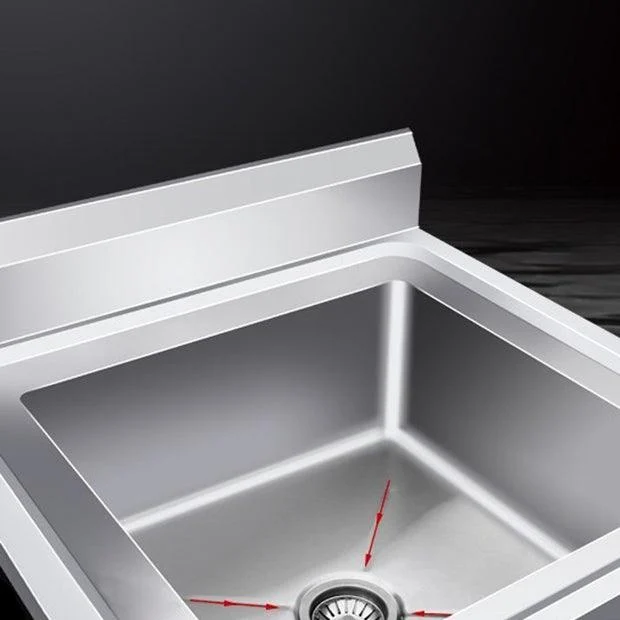 Contemporary Stainless Steel Sink with Strainer Drop-In Kitchen Sink -Bathlova