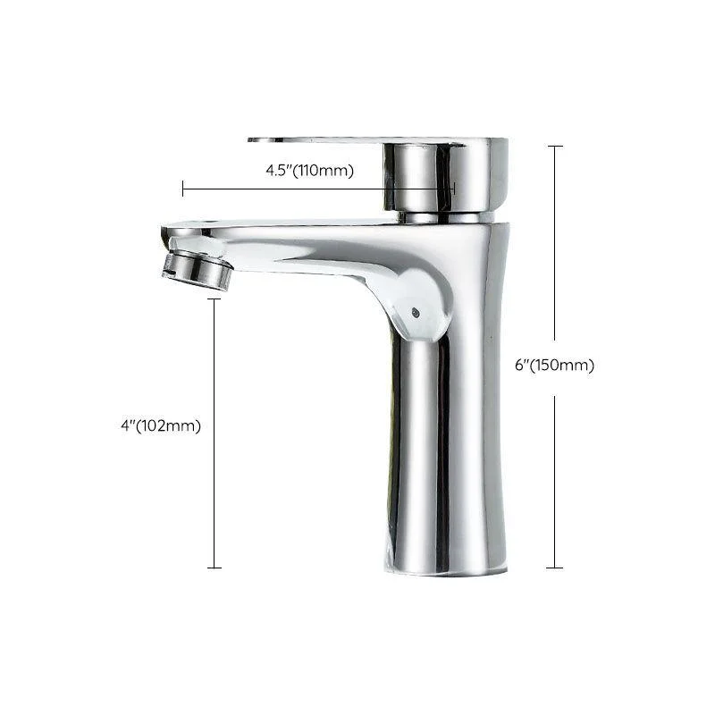 Contemporary Stainless Steel Vessel Tap Lever Handles Low Arc Vessel Tap -Bathlova