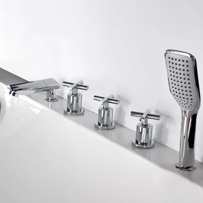 Contemporary Style Bathroom Tap Metal Deck Mounted Bathroom Tap -Bathlova