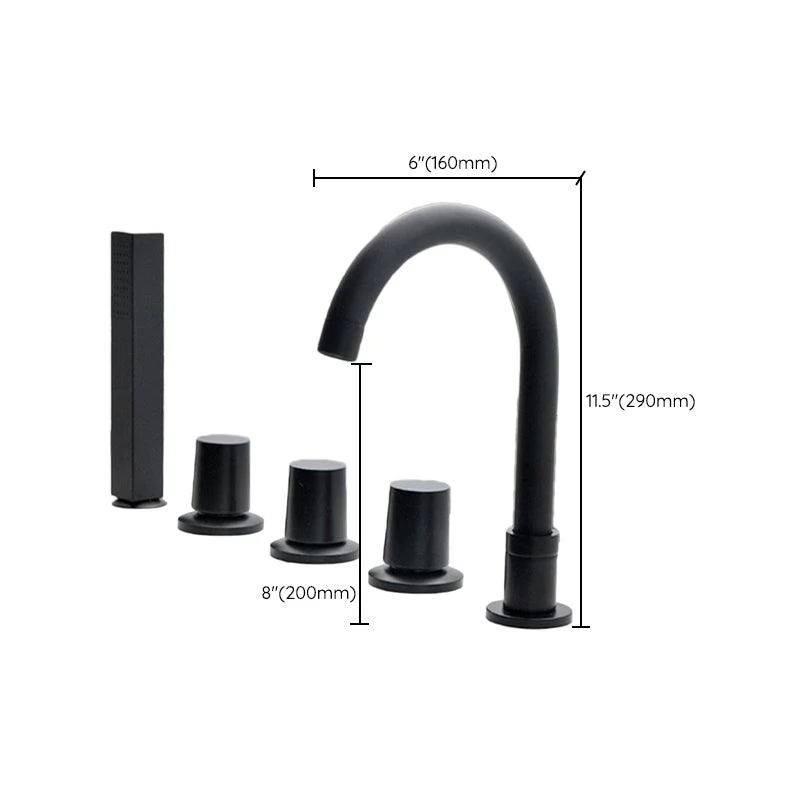 Contemporary Style Bathroom Tap Metal Deck Mounted Bathroom Tap -Bathlova