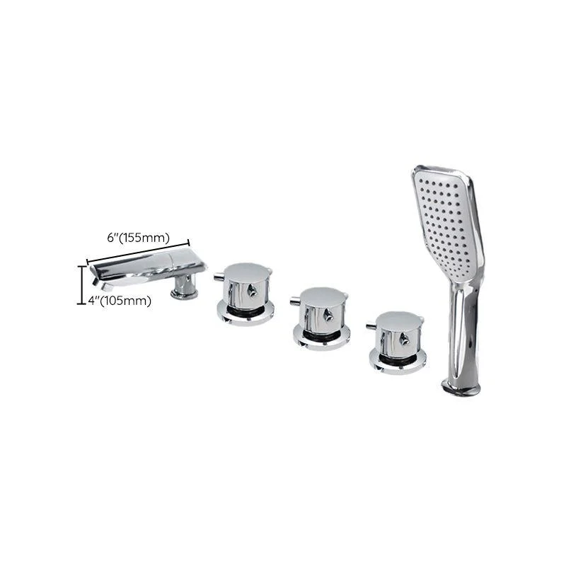 Contemporary Style Bathroom Tap Metal Deck Mounted Bathroom Tap -Bathlova