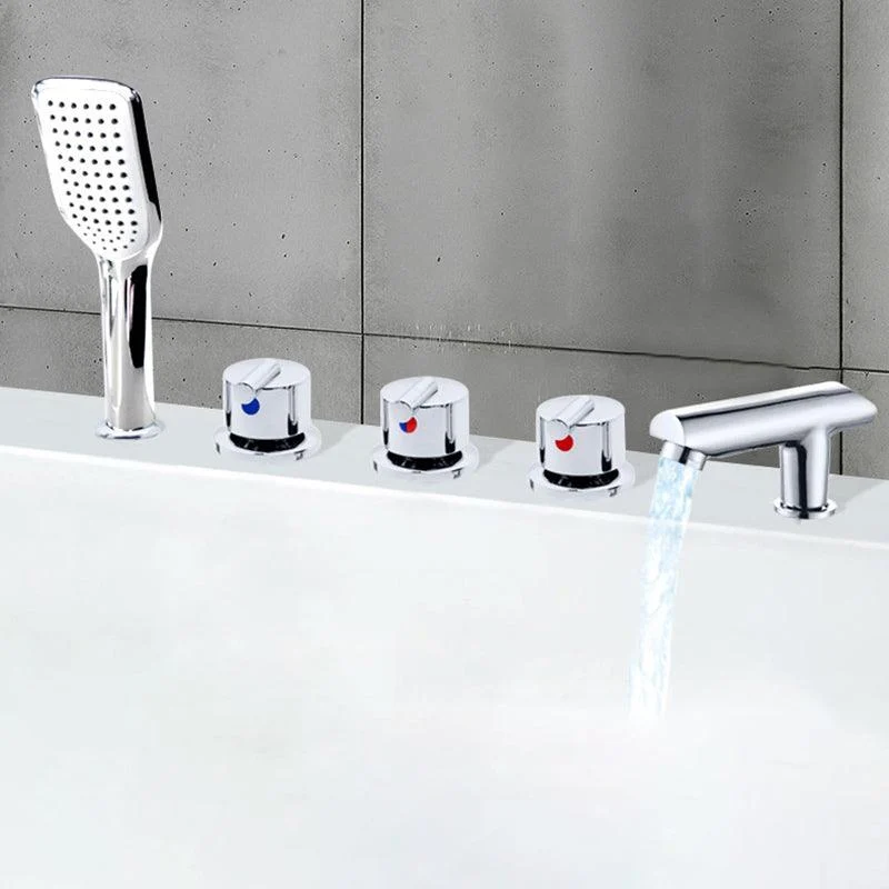 Contemporary Style Bathroom Tap Metal Deck Mounted Bathroom Tap -Bathlova