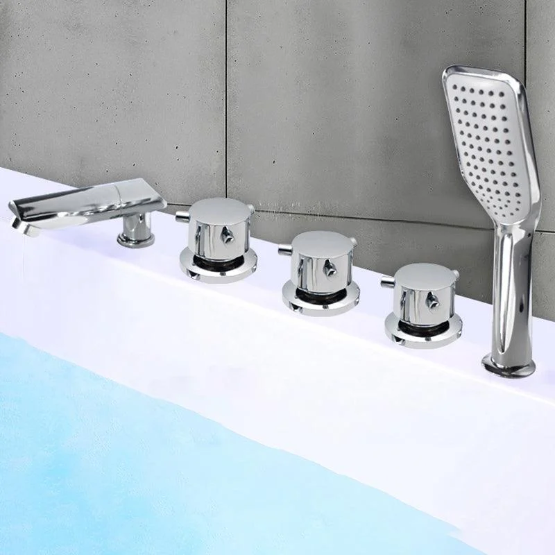 Contemporary Style Bathroom Tap Metal Deck Mounted Bathroom Tap -Bathlova