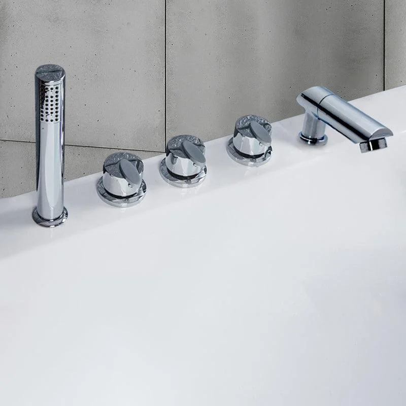 Contemporary Style Bathroom Tap Metal Deck Mounted Bathroom Tap -Bathlova