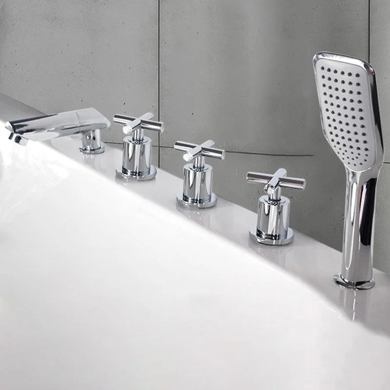 Contemporary Style Bathroom Tap Metal Deck Mounted Bathroom Tap -Bathlova