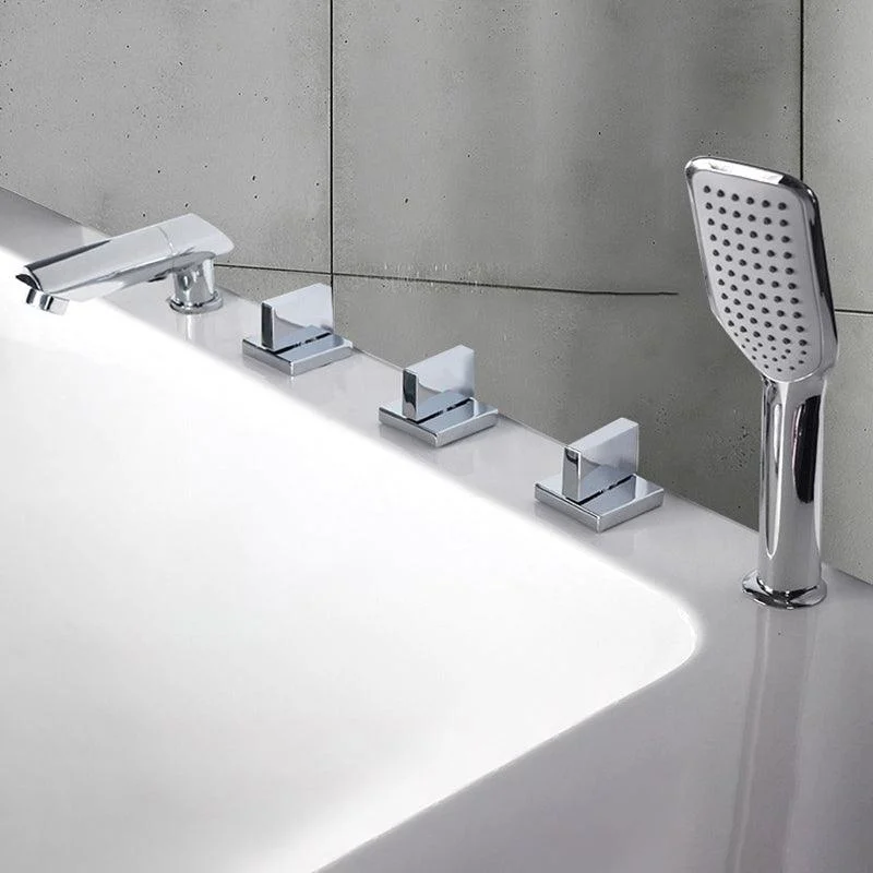 Contemporary Style Bathroom Tap Metal Deck Mounted Bathroom Tap -Bathlova