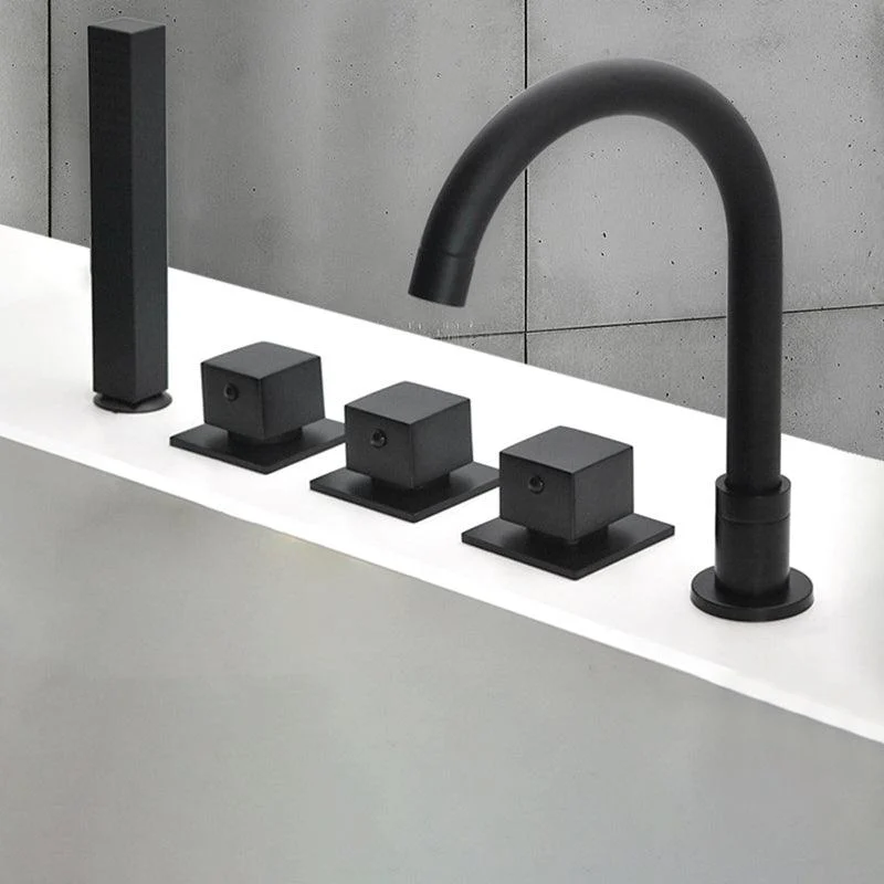 Contemporary Style Bathroom Tap Metal Deck Mounted Bathroom Tap -Bathlova