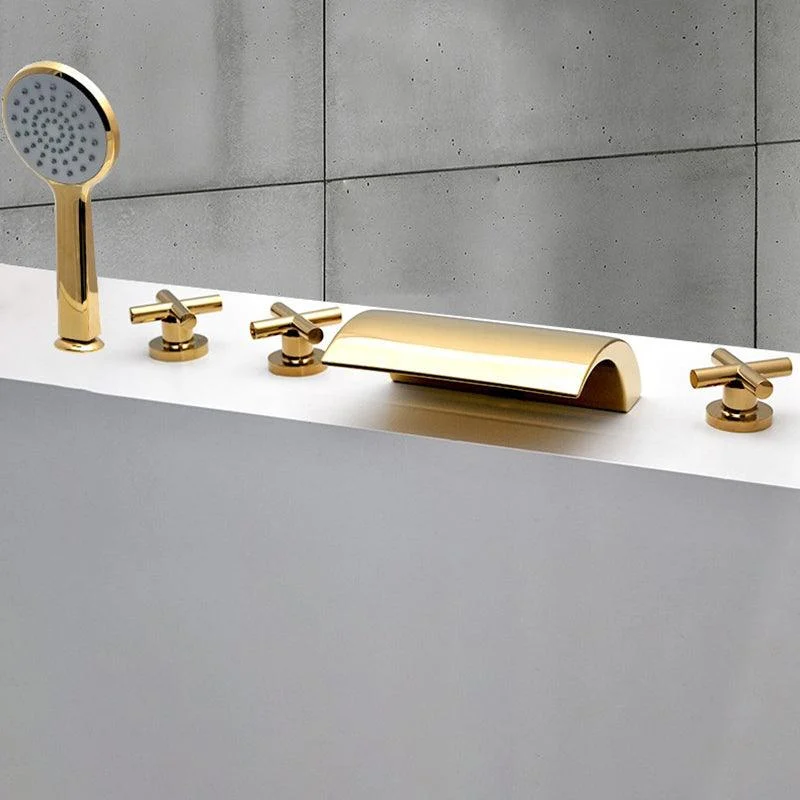 Contemporary Style Bathroom Tap Metal Deck Mounted Bathroom Tap -Bathlova