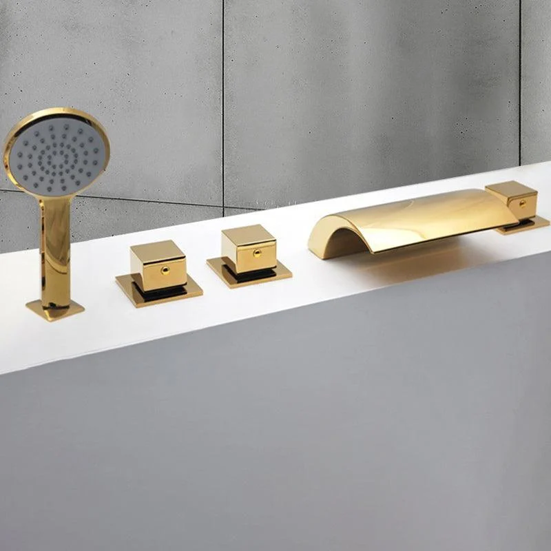 Contemporary Style Bathroom Tap Metal Deck Mounted Bathroom Tap -Bathlova