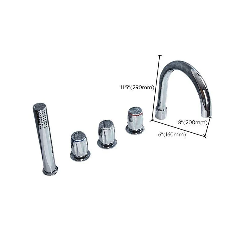 Contemporary Style Bathroom Tap Metal Deck Mounted Bathroom Tap -Bathlova