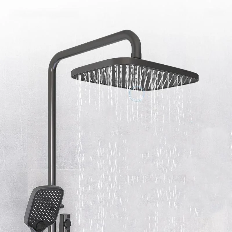 Contemporary Style Brass Shower Tap with Hand Shower Wall Mounted Shower Combo -Bathlova