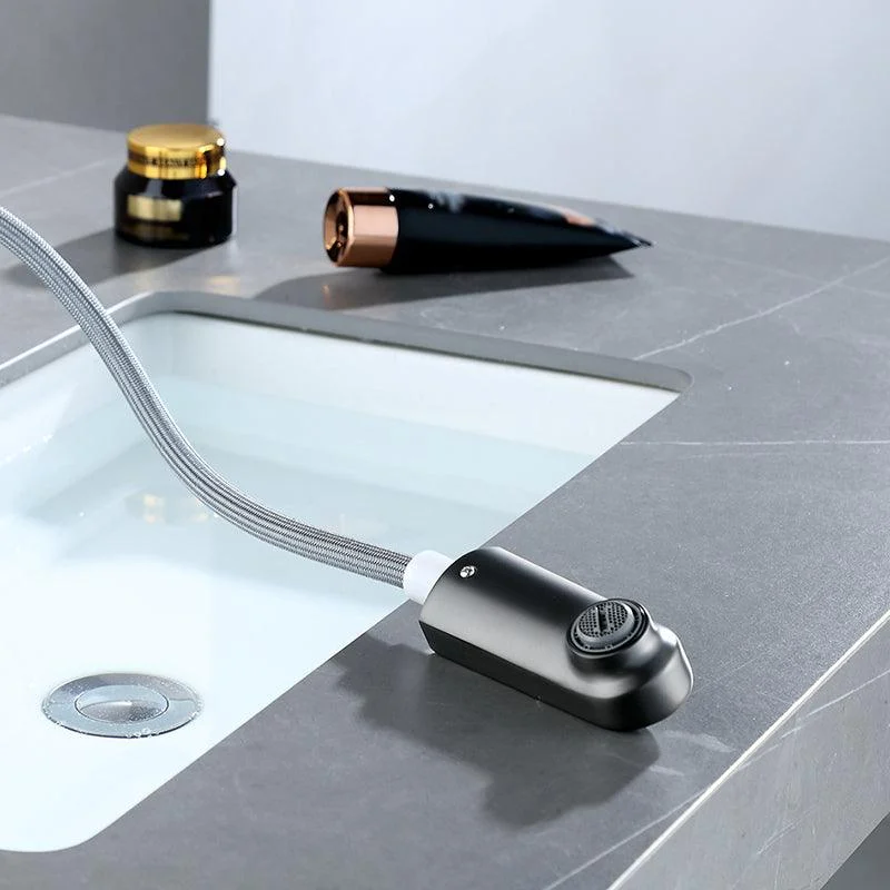 Contemporary Style Centerset Taps Bathroom Taps with Lever Handle -Bathlova