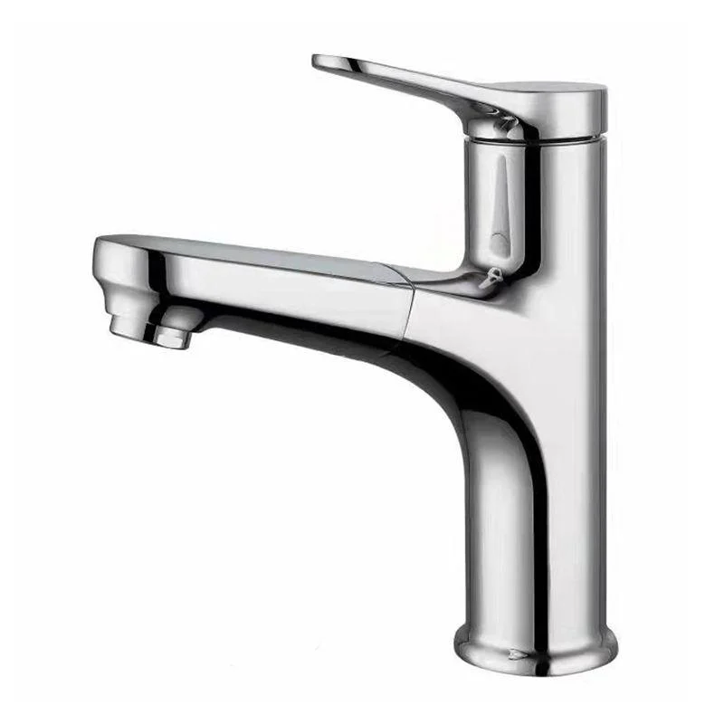 Contemporary Style Centerset Taps Bathroom Taps with Lever Handle -Bathlova