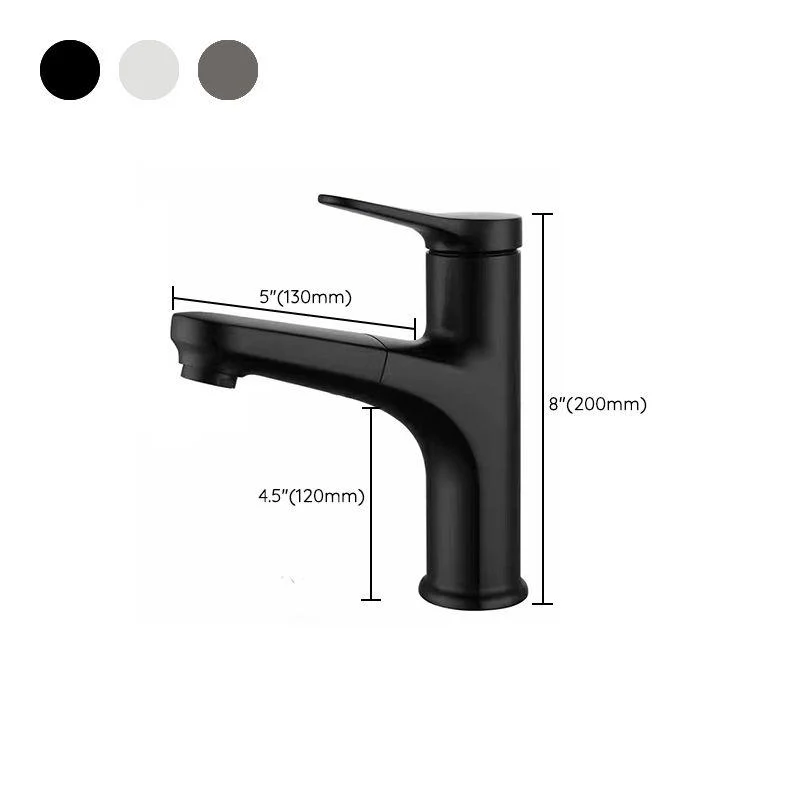 Contemporary Style Centerset Taps Bathroom Taps with Lever Handle -Bathlova