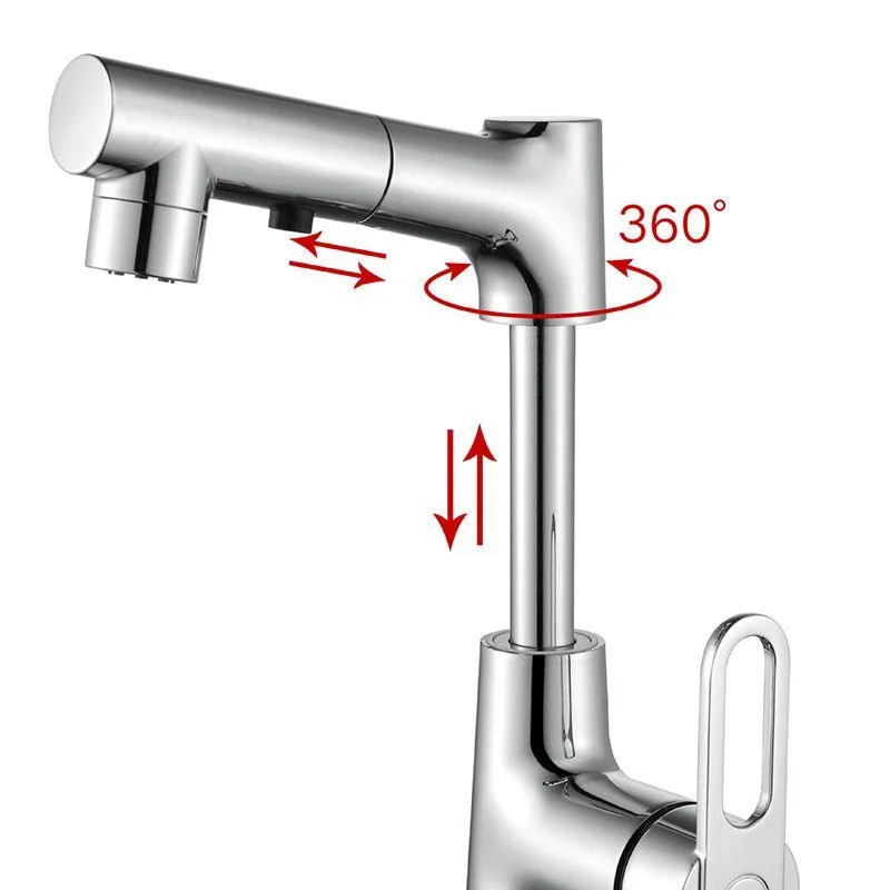 Contemporary Style Centerset Taps Lever Handles Taps for Bathroom -Bathlova