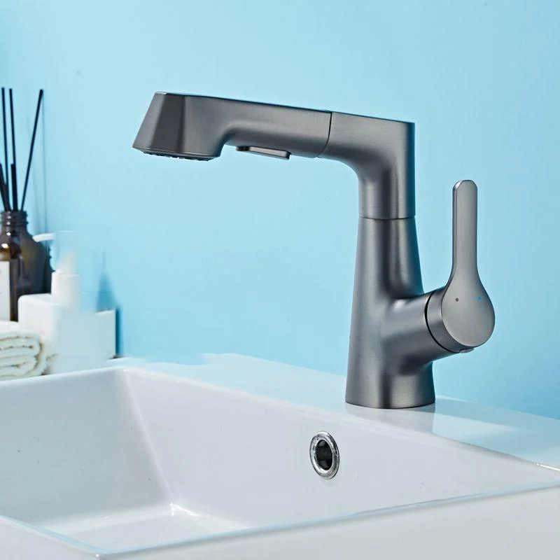 Contemporary Style Centerset Taps Lever Handles Taps for Bathroom -Bathlova