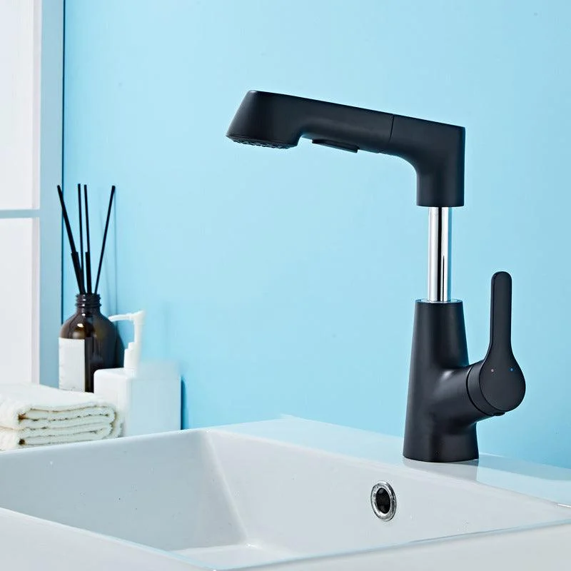 Contemporary Style Centerset Taps Lever Handles Taps for Bathroom -Bathlova