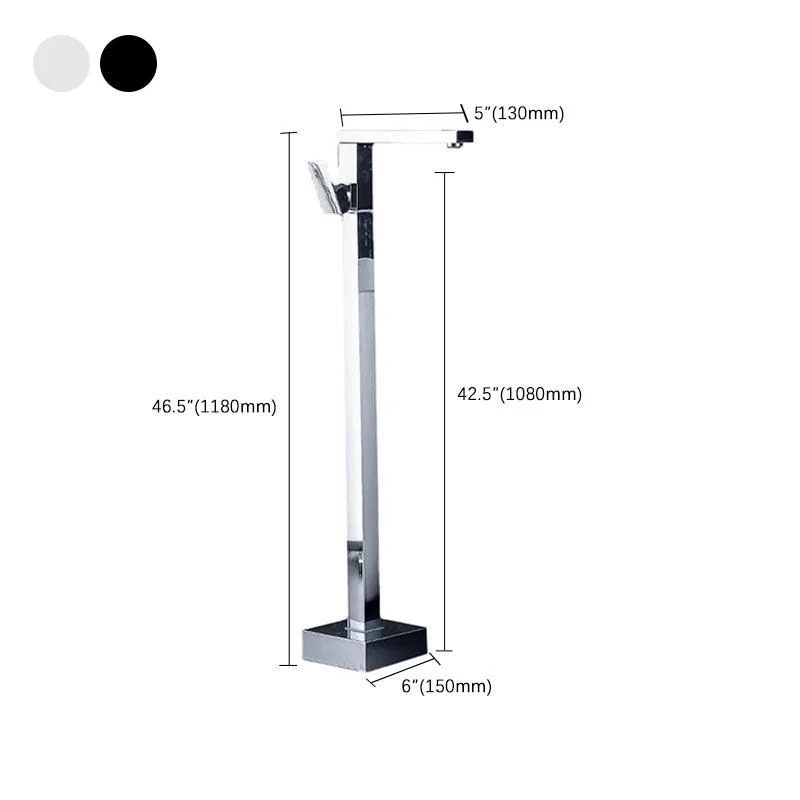 Contemporary Style Freestanding Bathtub Tap Floor Mounted Freestanding Tub Filler -Bathlova