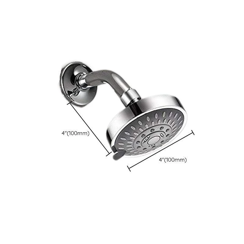 Contemporary Style Handheld Shower Head Wall-Mount Round Shower Head -Bathlova