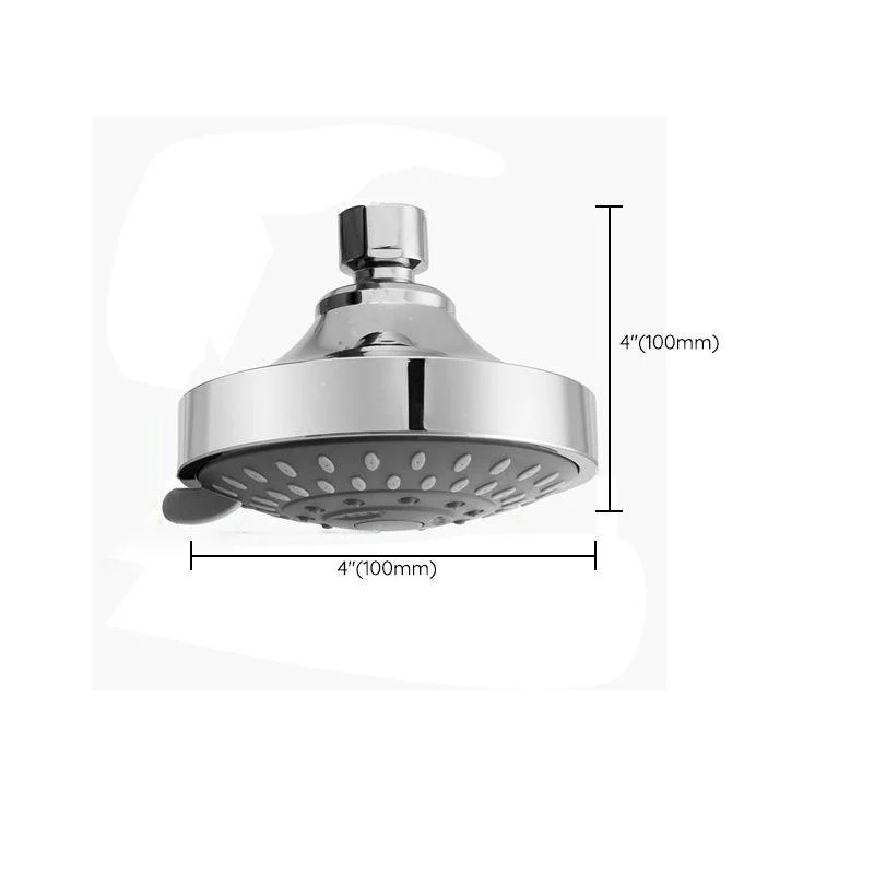 Contemporary Style Handheld Shower Head Wall-Mount Round Shower Head -Bathlova