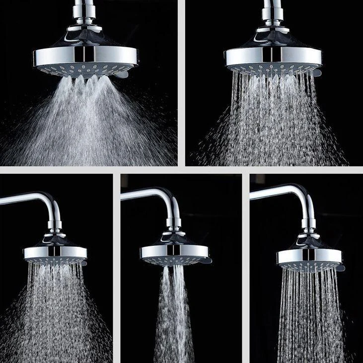 Contemporary Style Handheld Shower Head Wall-Mount Round Shower Head -Bathlova