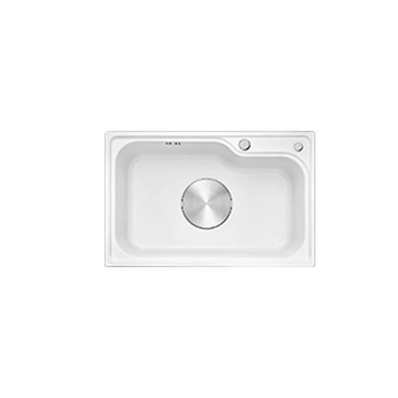 Contemporary Style Kitchen Sink Kitchen Sink with Basket Strainer -Bathlova