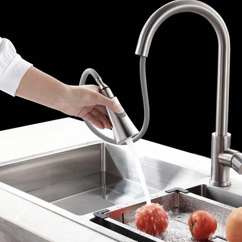 Contemporary Style Kitchen Sink Noise-cancelling Design Stainless Steel Kitchen Sink -Bathlova